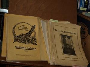 Zu Kaiser Karls Gedächtnis. Ein österreichisches Jahrbuch. Bände 1929-1938