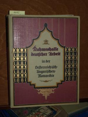 Ruhmeshalle deutscher Arbeit in der österreichisch-ungarischen Monarchie