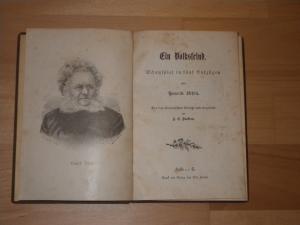 Ein Volksfeind. Schauspiel in fünf Aufzügen von Henrik Ibsen, um 1890, RAR!!