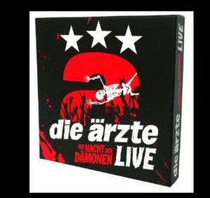 neuer Tonträger – Die Ärzte – NEU Die Ärzte Live - Die Nacht der Dämonen (3 CDs)