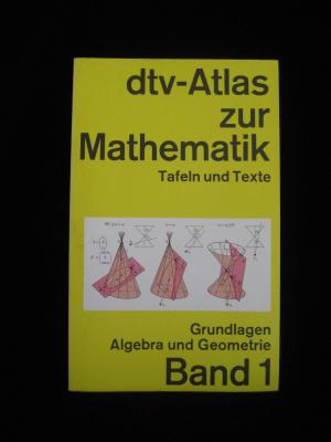 gebrauchtes Buch – Reinhardt, Fritz;Soeder – dtv-Atlas Mathematik 1