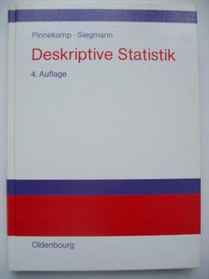 gebrauchtes Buch – Pinnekamp, Heinz-Jürgen – Deskriptive Statistik - mit einer Einführung in das Programm SPSS