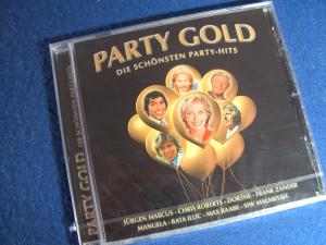 neuer Tonträger – Jürgen Marcus, Max Raabe, Graham Bonney, Henry Valentino u.v.a.  – PARTY GOLD - Die schönsten Party-Hits - Super-Titel & Super-Interpreten, neu OVP