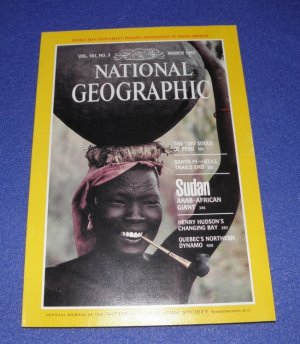 gebrauchtes Buch – National Geographic - March 1982 - Sudan - Arab African Giant