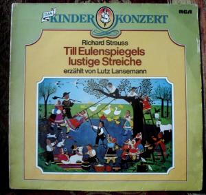 gebrauchter Tonträger – Wiener Philharmoniker unter Fritz Reiner Lutz Lansemann (Sprecher – Das Kinderkonzert: Till Eulenspiegels lustige Streiche (R. Strauss).