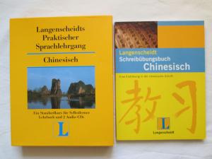 gebrauchtes Buch – 1.) Langenscheidts Praktischer Sprachlehrgang Chinesisch + 2.) Langenscheidt Schreibübungsbuch Chinesisch