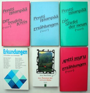 Konvolut Finnische Literatur (6 Bücher)