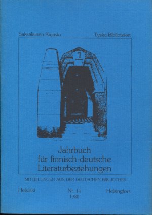 Jahrbuch für finnisch-deutsche Literaturbeziehungen Nr. 14 (1980)