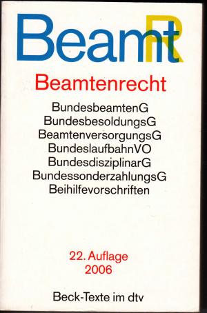 gebrauchtes Buch – Beamtenrecht