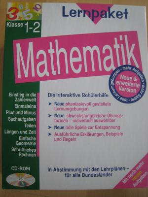 gebrauchtes Spiel – Lernpaket Mathematik Klasse 1-2 - CD ROM