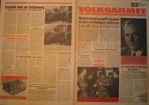 Tarnschrift:] Volksarmee. Für die Macht der Arbeiter und Bauern. Nr. 23 / 1970. [Vom Amt für psychologische Kampfführung der Bundeswehr gerichtet an DDR […]