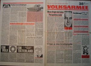 Tarnschrift:] Volksarmee. Für die Macht der Arbeiter und Bauern. Nr. 38 / 1969. [Vom Amt für psychologische Kampfführung der Bundeswehr gerichtet an DDR […]