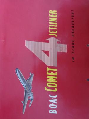 BOAC Comet 4 Jetliner. Im Fluge unerreicht.