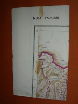 antiquarisches Buch – D Survey – NEPAL 1:506.880 West Sheet