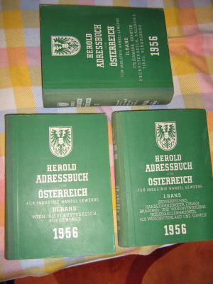 HEROLD - ADRESSBUCH ÖSTERREICH 1956