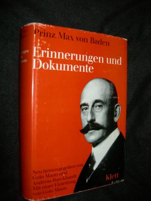 Erinnerungen und Dokumente. Neu herausgegeben von Golo Mann und Andreas Burckhardt. Mit einer Einleitung von Golo Mann.