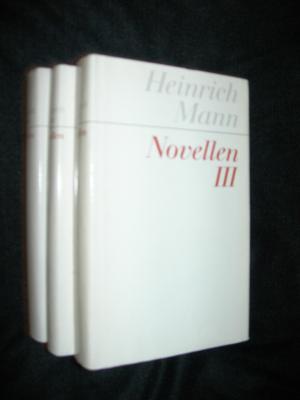 Novellen I-III (= Gesammelte Werke Band 16, 17, 18).