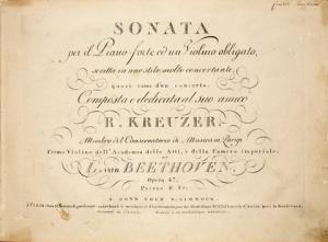 Op. 47] Sonata per il pianoforte ed un violino obligato, scritta in uno stile molto concertante, quasi come d`un concerto. Opera 47