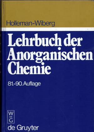 Lehrbuch der Anorganischen Chemie