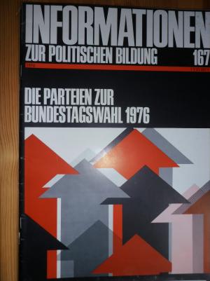 gebrauchtes Buch – Bundeszentrale für politische Bildung – Informationen zur politischen Bildung Heft 167 Die Parteien zur Bundestagswahl 1976