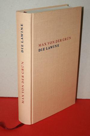 gebrauchtes Buch – Max von der Grün – Die Lawine.