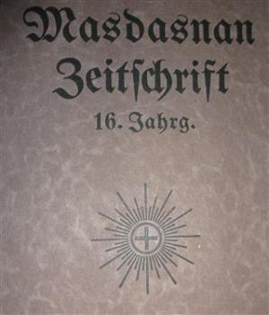 Masdasnan-Zeitschrift 16. Jahrgang 1923, gebunden