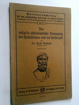 Die religiös-philosophische Bewegung des Hellenismus und der Kaiserzeit