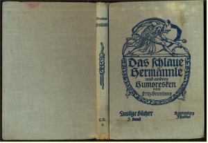 Das Schlaue Hermannle Und Andere Humoresken Lustige Bucher Fritz Brentano Buch Antiquarisch Kaufen A01bploh01zzg