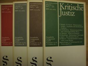 Kritische Justiz 1981 / Hefte 1-4 (kompletter Jahrgang)