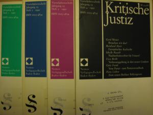 Kritische Justiz 1992/ Hefte 1-4 (kompletter Jahrgang)