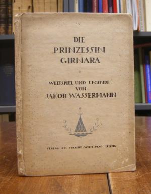 Die Prinzessin Girnara Jakob Wassermann Buch Erstausgabe Kaufen A02dhrkv01zzt