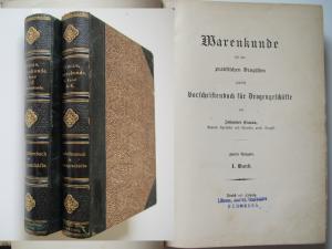 Cracau, J. Warenkunde für den praktischen Drogisten zugleich Vorschriftenbuch für Drogengeschäfte. 2. Auflage. 3 Teile in 2 Bänden. Zürich und Leipzig […]