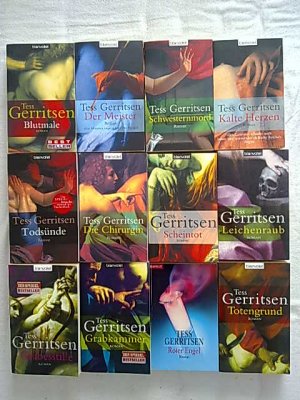 12 X Tess Gerritsen - Grabesstille + Schwesternmord + Roter Engel + Blutmale + Todsünde + Die Chirurgin + Kalte Herzen + Leichenraub + Totengrund + Der […]