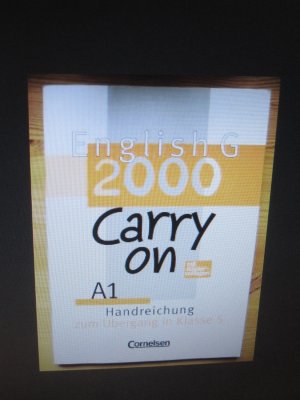 Englisch G 2000 Carry on. Handreichungen für den Unterricht. Band 1. 5. Schuljahr. Ausgabe B. Zum Übergang in das 5. Schuljahr Baden-Württemberg - Silvia Exner