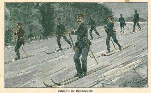 gebrauchtes Buch – SKIFAHREN., Infanterie auf Schneeschuhen. gebrauchtes Buch – SKIFAHREN., Infanterie auf Schneeschuhen.