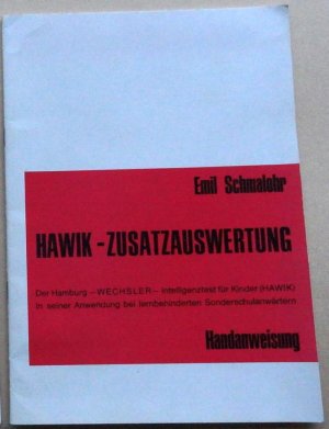 HAWIK-Zusatzauswertung. Handanweisung für die Mehrfach-Normierung, Kurzform des HAWIK, Profilbeschreibung, Faktorielle Profilauswertung. Der Hamburg-Wechsler […]