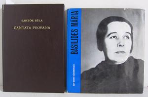 Béla Bartók Cantata Profana - A kilenc csodaszarvas - bibliophile Lederausgabe + Nagy Magyar Elöadomüveszek 1 - Basilides Maria mit zwei 45er Schallplatten […]