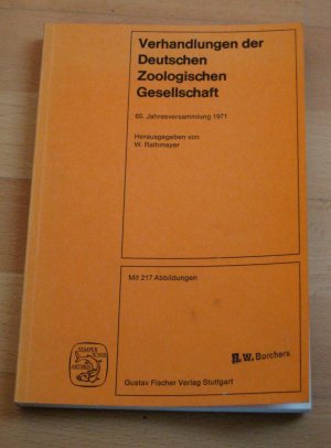 Verhandlungen der Deutschen Zoologischen Gesellschaft, 65. Jahresversammlung 1971 - Rathmayer, W. (Hrsg.)