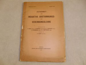 Zeitschrift für induktive Abstammungs- und Vererbungslehre