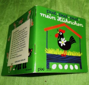 gebrauchtes Buch – Ill.: Eva Wenzel-Bürger – Put put put mein Hühnchen. Kinderreime. Ein Pixi Buch 205. Mini-Buch