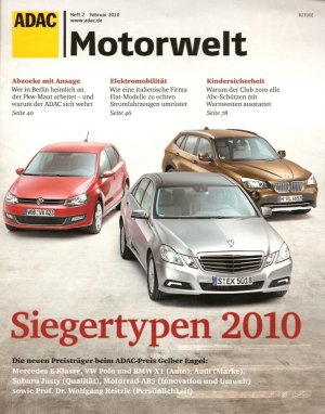 gebrauchtes Buch – Various Diverse – ADACmotorwelt Magazin Ausgabe Februar 2010 - Siegertypen 2010