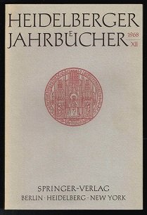 antiquarisches Buch – Universitäts-Gesellschaft Heidelberg  – Heidelberger Jahrbücher XII. -