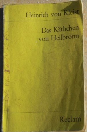 gebrauchtes Buch – Kleist, Heinrich von – Das Käthchen von Heilbronn