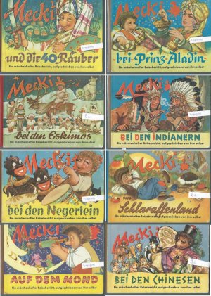 Mecki - Gesammelte Abenteuer. Jahrgang 1958 guter zustand 8 Bände