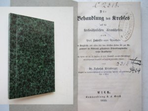 Die Behandlung des Krebses und der krebsähnlichen Krankheiten nach Prof. Landolfi