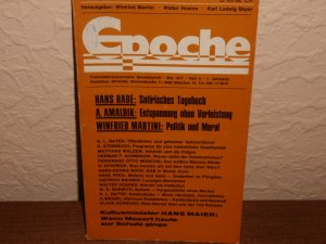 Freiheitlich-konservative - Monatsschrift Epoche Heft 5 1977