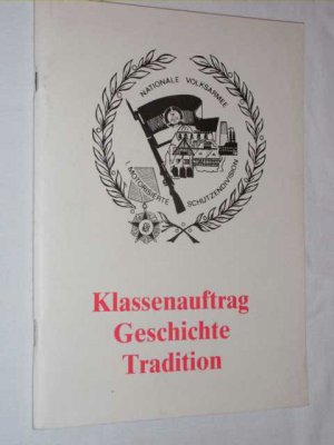 Geschichte der 1. motorisierten Schützendivision der Nationalen Volksarmee ( Original NVA Divisonsgeschichte von 1986 )