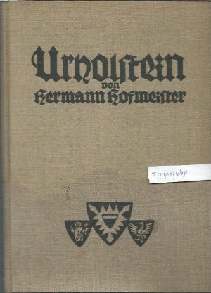 antiquarisches Buch – Hermann Hofmeister – Urholstein Altsachsenforschung Band 1