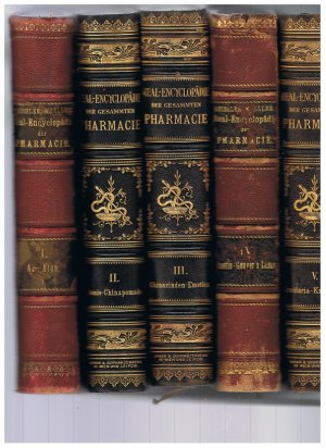 Real-Encyclopädie der gesammten Pharmacie. Handwörterbuch für Apotheker, Ärzte und Medicinalbeamte. Bd 1-9 (v. 10)