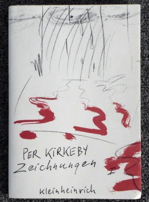 Per Kirkeby Zeichnungen 1 - signiertes umaufgeschnittenes Exemplar "PK 89" bibliophile Kostbarkeit